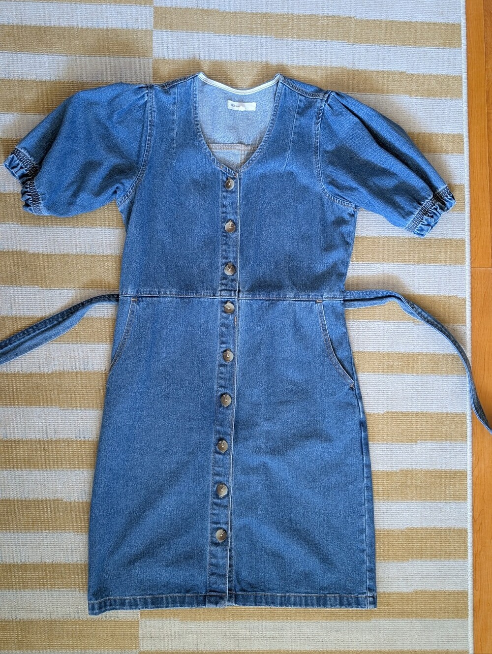 Denim Button Up Midi Dress